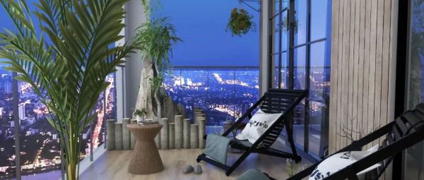 庫斯家居丨81㎡小型私宅，躺著看醉美的風(fēng)景